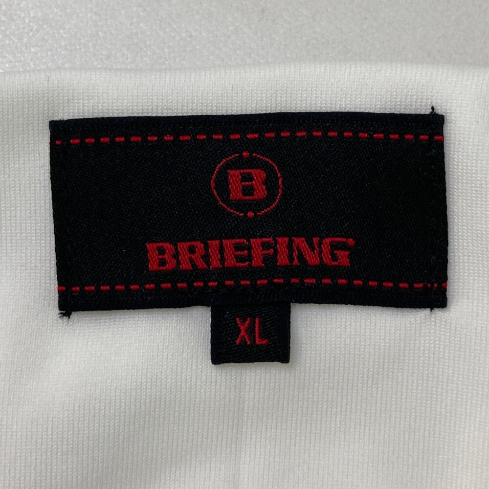 BRIEFING GOLF ブリーフィング 2024年モデル ハイネック 半袖Tシャツ ホワイト系 XL [240101187876] ゴルフウェア メンズ_画像5