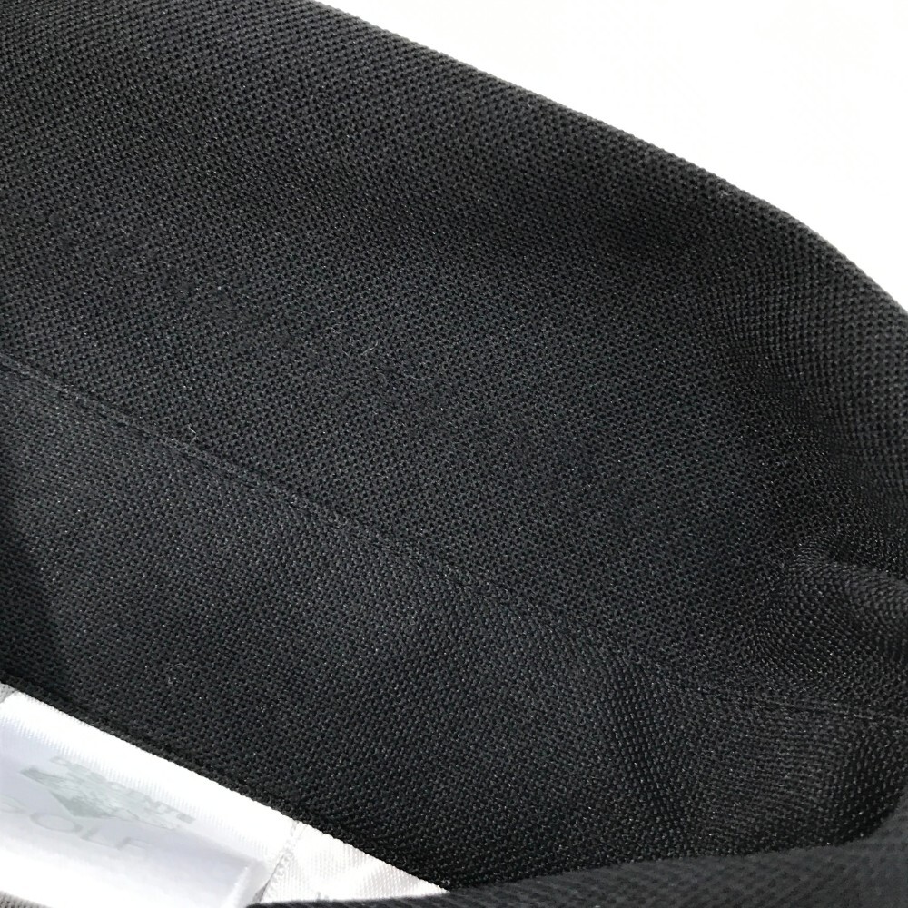 DESCENTE GOLF デサントゴルフ 2023年モデル ノースリーブポロシャツ 花 総柄 ブラック系 S [240101189294] ゴルフウェア レディース_画像6