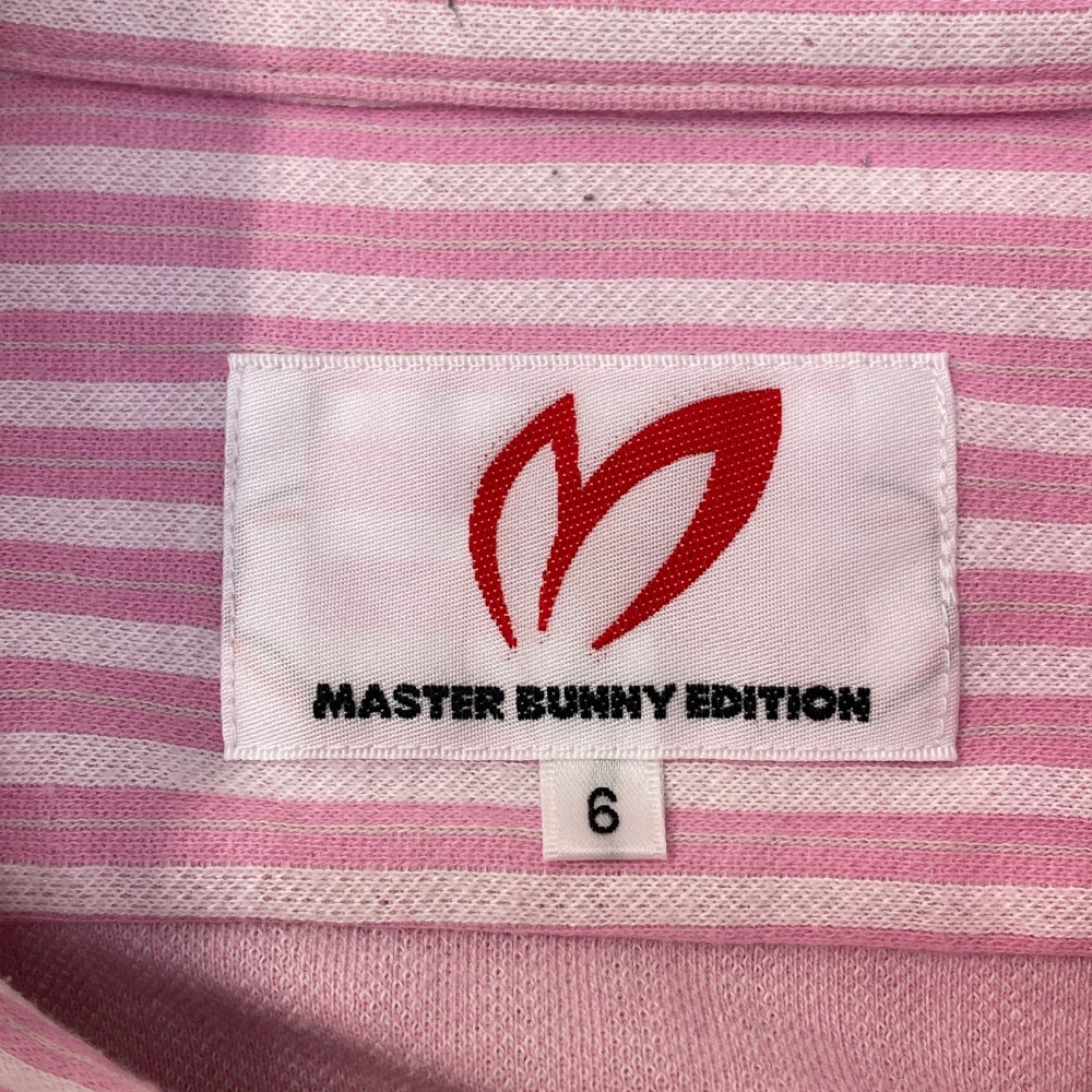 MASTER BUNNY EDITION マスターバニーエディション 長袖シャツ ストライプ柄 ピンク系 6 [240101194963] ゴルフウェア メンズ_画像3