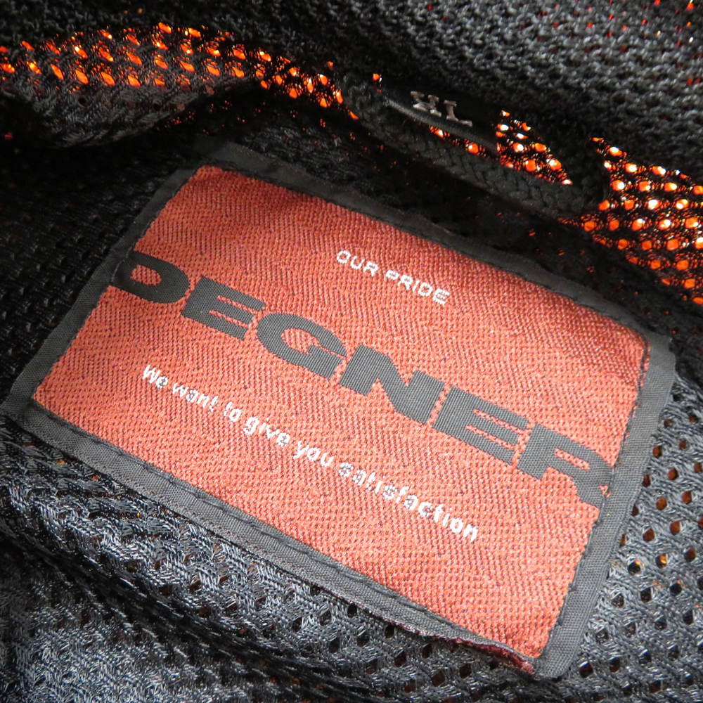 DEGNER デグナー ライディングジャケット メッシュ ワッペン オレンジ系 XL [240101186543] バイクウェア メンズ_画像6