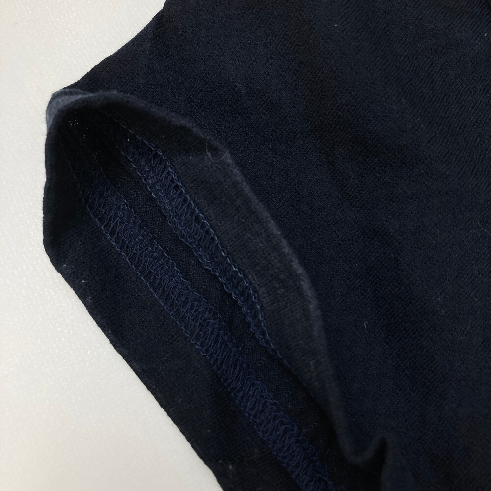 【1円】PEARLY GATES パーリーゲイツ 2021年モデル ハイネック 半袖Tシャツ ネイビー系 0 [240101036893] レディース_画像8