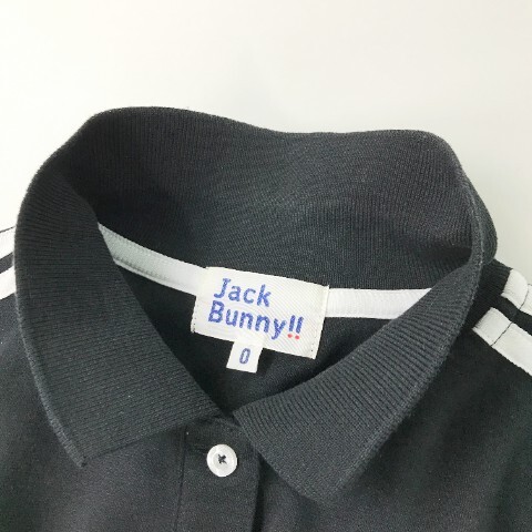 【1円】JACK BUNNY ジャックバニー 長袖ポロシャツ ブラック系 0 [240001979561] レディースの画像7
