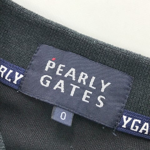 【1円】PEARLY GATES パーリーゲイツ 半袖ポロシャツ ブラック系 0 [240101020962] レディースの画像5