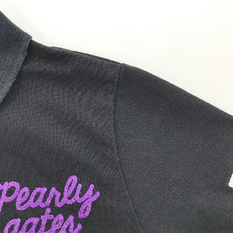 【1円】PEARLY GATES パーリーゲイツ 半袖ポロシャツ ブラック系 0 [240101020962] レディースの画像9