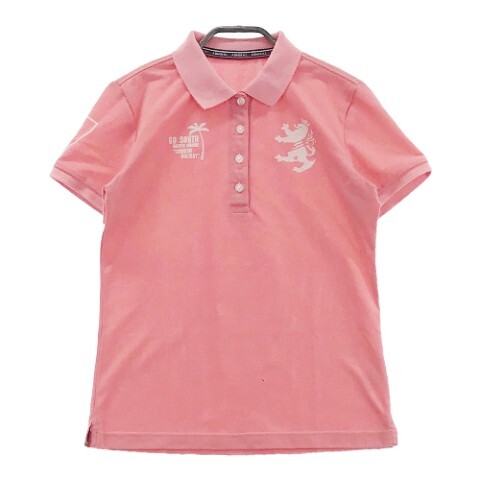 【1円】ADMIRAL アドミラル 半袖ポロシャツ ピンク系 L [240101023674] レディースの画像1