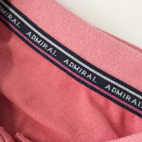 【1円】ADMIRAL アドミラル 半袖ポロシャツ ピンク系 L [240101023674] レディースの画像5