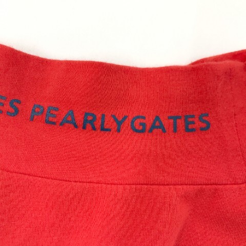 【1円】PEARLY GATES パーリーゲイツ ハイネック長袖Tシャツ レッド系 0 [240101025259] レディースの画像6