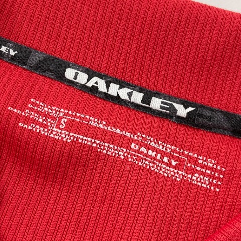 【1円】OAKLEY オークリー 7431323 襟付 長袖シャツ レッド系 S [240101095409] メンズの画像4