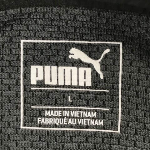 【1円】PUMA GOLF プーマゴルフ 長袖ポロシャツ ブラック系 L [240001873012] メンズ_画像4