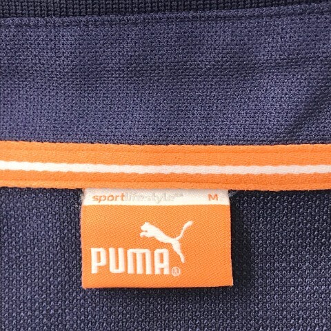 【1円】PUMA GOLF プーマゴルフ 半袖ポロシャツ ネイビー系 M [240001877572] メンズ_画像5