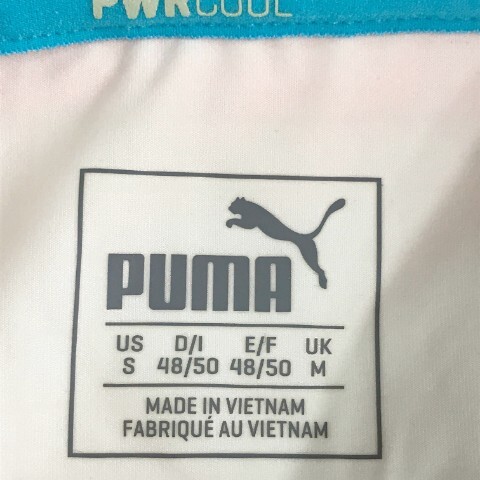 【1円】PUMA GOLF プーマゴルフ 半袖ポロシャツ ボーダー オレンジ系 US S [240001882844] メンズ_画像4