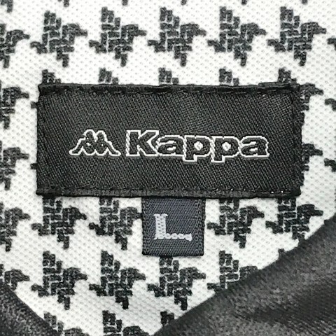 【1円】KAPPA GOLF(AW) カッパゴルフ 長袖ポロシャツ 千鳥柄 ブラック系 L [240001977513] レディース_画像5