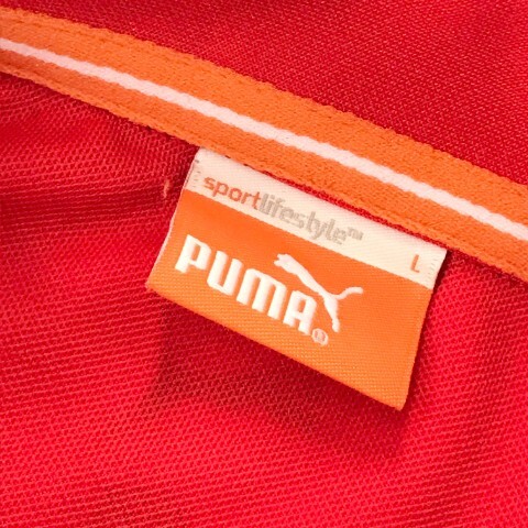 【1円】PUMA GOLF プーマゴルフ 半袖ポロシャツ レッド系 L [240001983728] メンズ_画像5