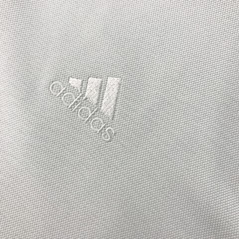 【1円】ADIDAS GOLF アディダスゴルフ 半袖ポロシャツ グレー系 [240001985904] メンズ_画像3