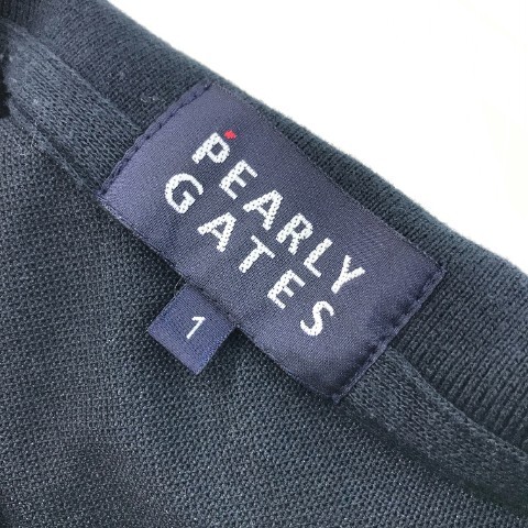 【1円】PEARLY GATES パーリーゲイツ 半袖ポロシャツ ネイビー系 1 [240001990159] レディース_画像5