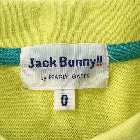 【1円】JACK BUNNY ジャックバニー 半袖ポロシャツ イエロー系 0 [240001993515] レディース_画像6