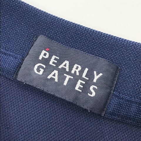 【1円】PEARLY GATES パーリーゲイツ 半袖ポロシャツ ネイビー系 0 [240001994616] レディース_画像5