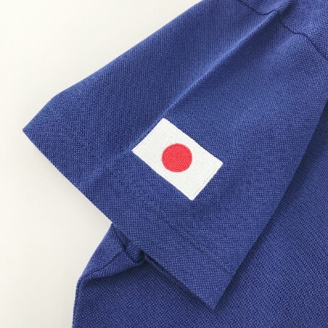 【1円】DESCENTE GOLF デサントゴルフ Team Japan 半袖ポロシャツ ネイビー系 M [240001994945] レディース_画像5