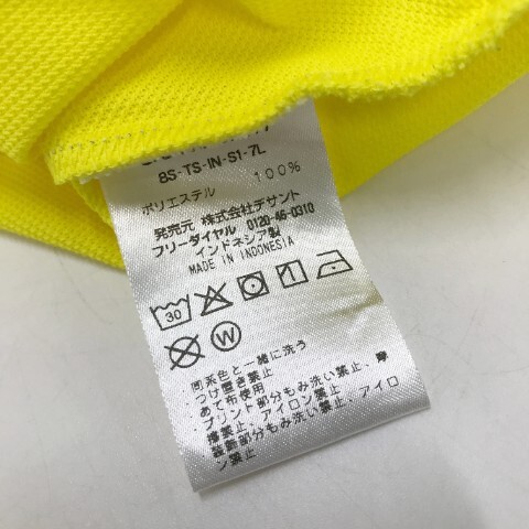 【1円】LE COQ GOLF ルコックゴルフ QGWLJA17 半袖ポロシャツ 刺繍 イエロー系 L [240001996551] レディース_画像5