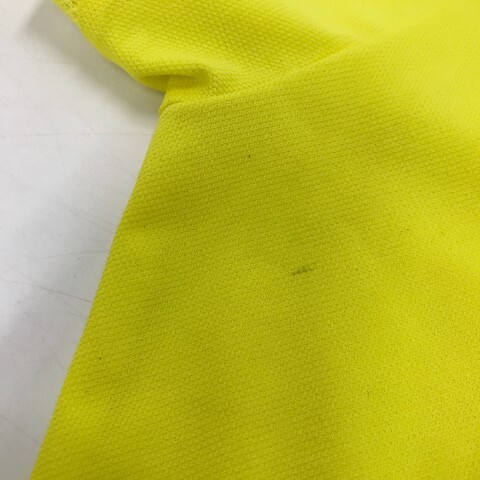 [1 иен ]LE COQ GOLF Le Coq Golf QGWLJA17 рубашка-поло с коротким рукавом вышивка оттенок желтого L [240001996551] женский 