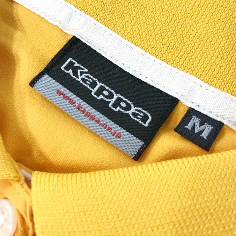 【1円】KAPPA GOLF カッパゴルフ ノースリーブポロシャツ ロゴ刺繍 オレンジ系 M [240001997255] レディース_画像4
