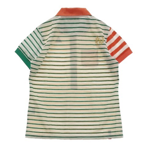 [1 иен ]LE COQ GOLF Le Coq Golf рубашка-поло с коротким рукавом окантовка рисунок orange серия L [240001998624] женский 