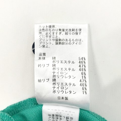 【1円】23区GOLF ニジュウサンクゴルフ 半袖ポロシャツ ロゴ ワッペン グリーン系 3 [240101016952] レディース_画像6