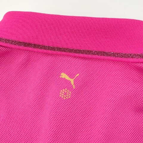 [1 jpy ]PUMA GOLF Puma Golf polo-shirt with short sleeves pink series L [240101022618] men's 