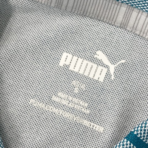 [1 иен ]PUMA GOLF Puma Golf рубашка-поло с коротким рукавом оттенок голубого S [240101058767] мужской 