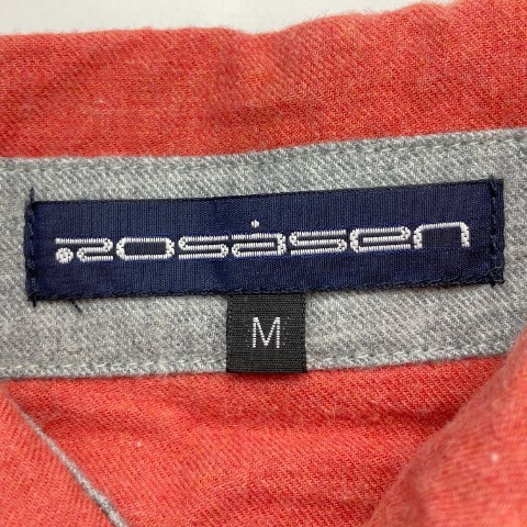 【1円】ROSASEN ロサーセン 半袖ポロシャツ ロゴ刺繍 ピンク系 M [240101073280] レディース_画像5