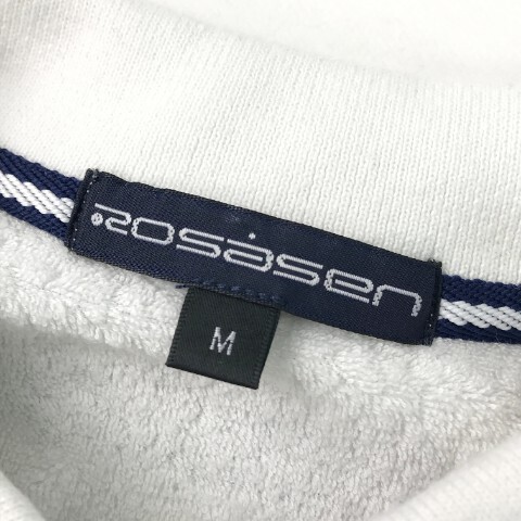 【1円】ROSASEN ロサーセン 045-29450 半袖ポロシャツ パイル ホワイト系 M [240101084409] レディース_画像6