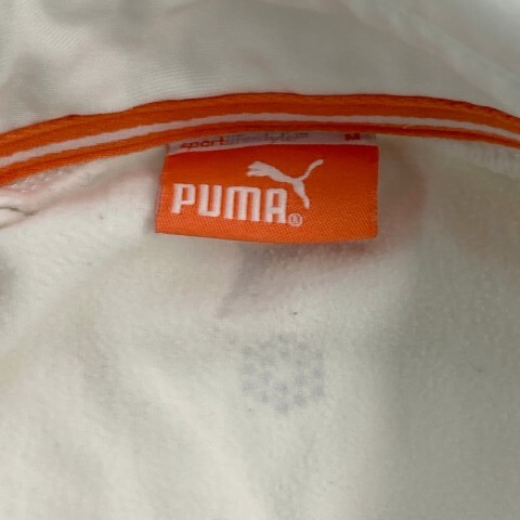 【1円】PUMA GOLF プーマゴルフ 長袖ポロシャツ ボタンダウン ホワイト系 M [240101086610] メンズ_画像4