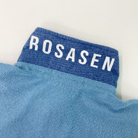 【1円】ROSASEN ロサーセン 半袖　ポロシャツ ブルー系 M [240101097196] レディース_画像4