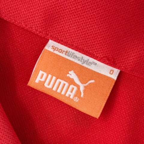 【1円】PUMA GOLF プーマゴルフ 半袖ポロシャツ レッド系 O [240101098041] メンズ_画像5