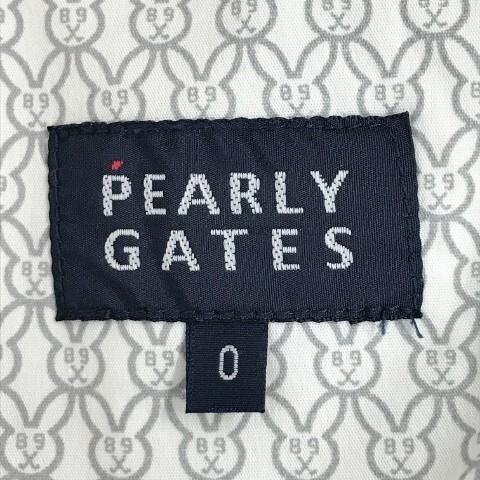 【1円】PEARLY GATES パーリーゲイツ ストレッチパンツ 総柄 オレンジ系 0 [240101027662] レディース_画像4