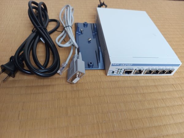 NEC VPN対応高速アクセスルータ UNIVERGE IX2107 引上げ品 初期 NEC VPN対応高速アクセスルータ UNIVERGE IX2107 引上げ品 初期