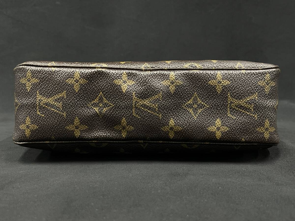 0001-0454 1円出品 Louis Vuitton ルイヴィトン LV モノグラム バッグ セカンド クラッチ トゥルーストワレット 23 M47524/873TH ジャンク_画像5