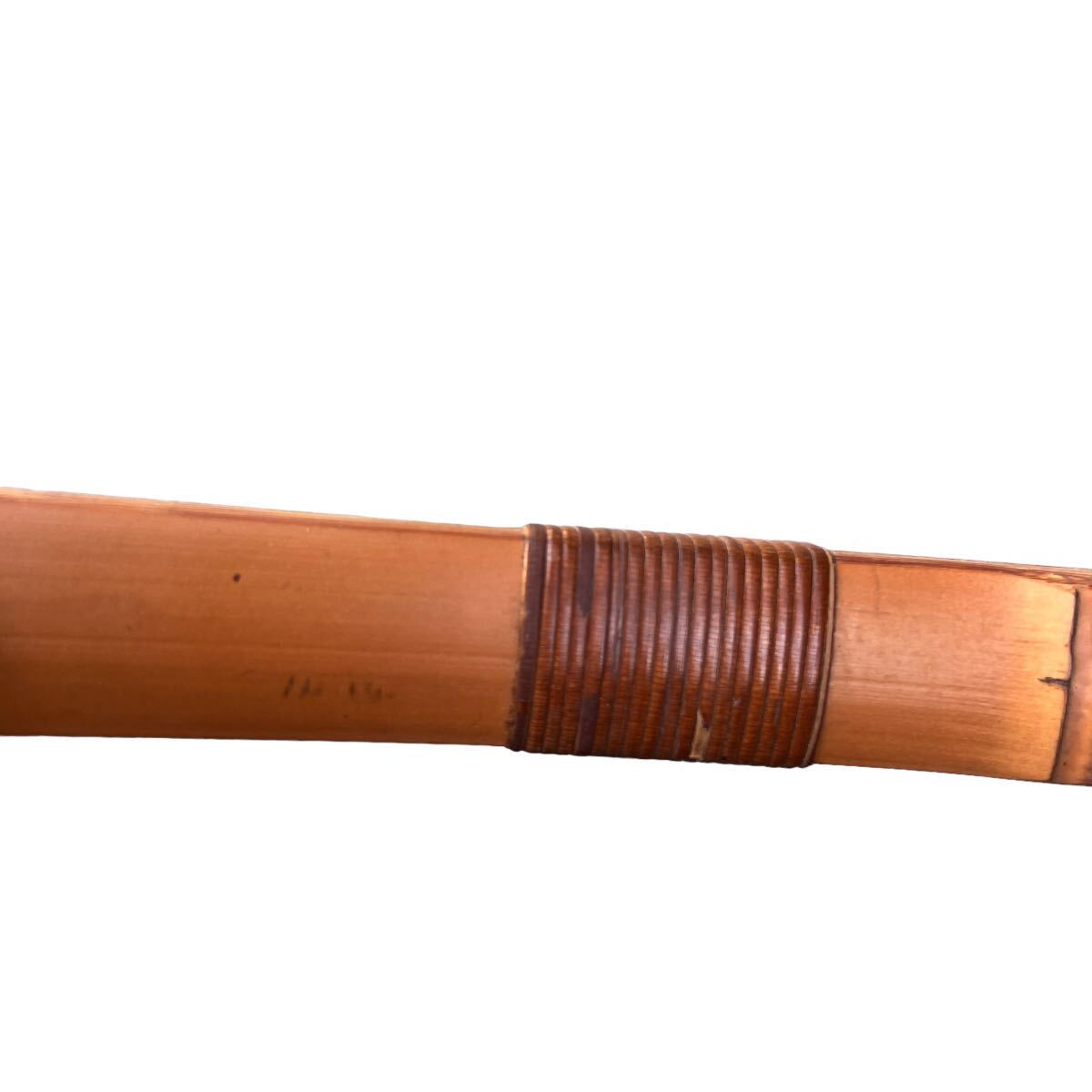 1 jpy ~ [ Shibata . 10 .] bow bamboo bow archery bow . bamboo armor budo Zaimei total length approximately 213cm