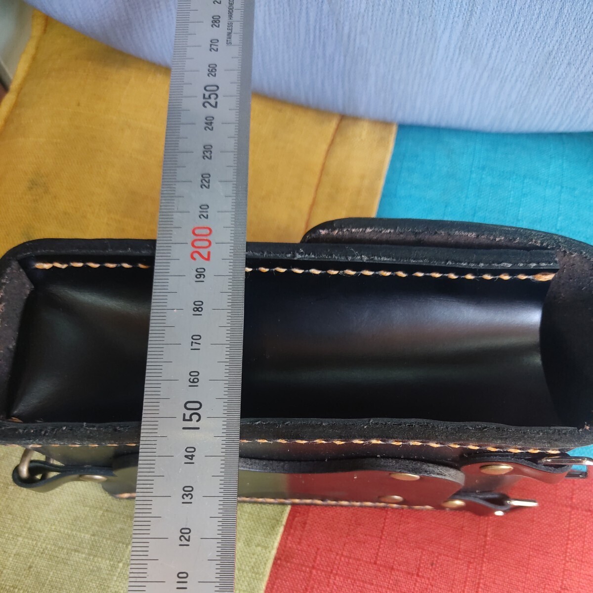  сумка для инструментов Mini сумка-пояс телячья кожа черный 