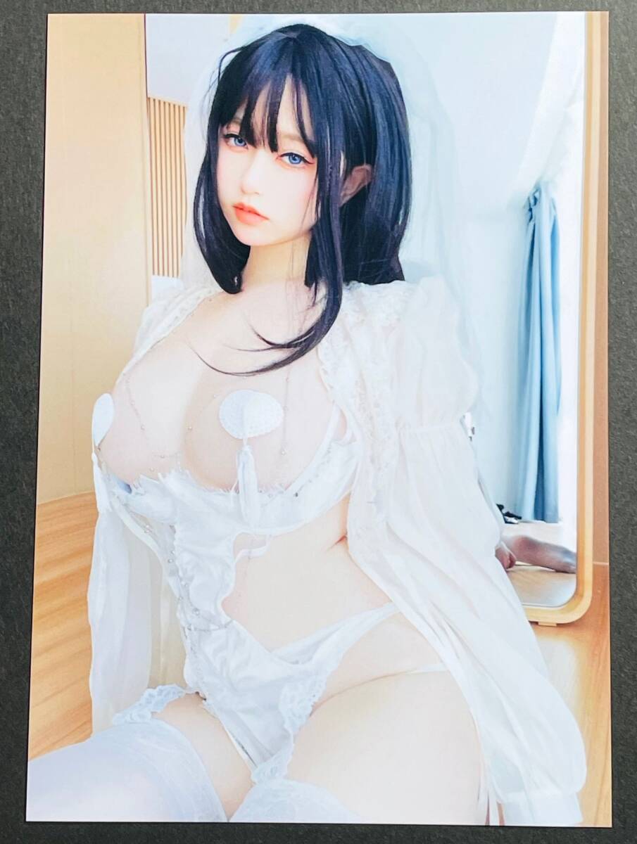  anime cosplay China 19 -years old ..kos player woman .K white .. photograph 6 sheets 