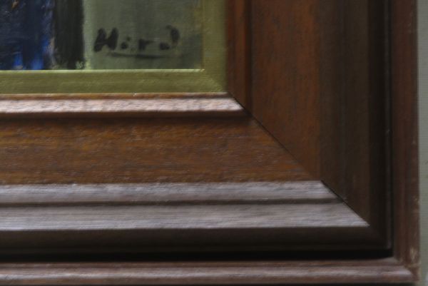 「穂高　真正」　国画会会員　原　精一　「スペイン皿の静物」　油彩　10号 1963_画像7