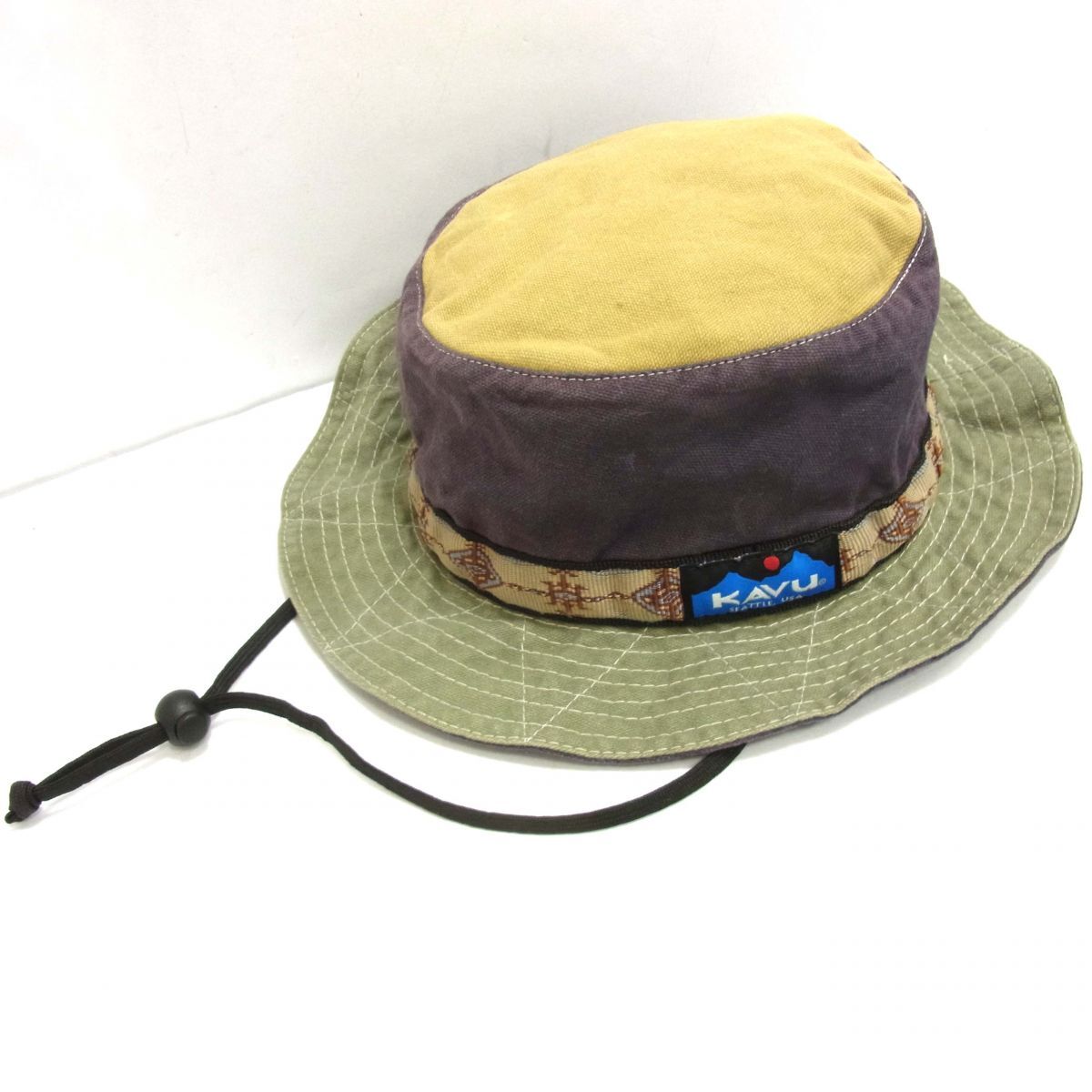◆KAVU カブー ストラップ バケットハット USA製 帽子 アウトドア キャンプ メンズ レディース_画像2