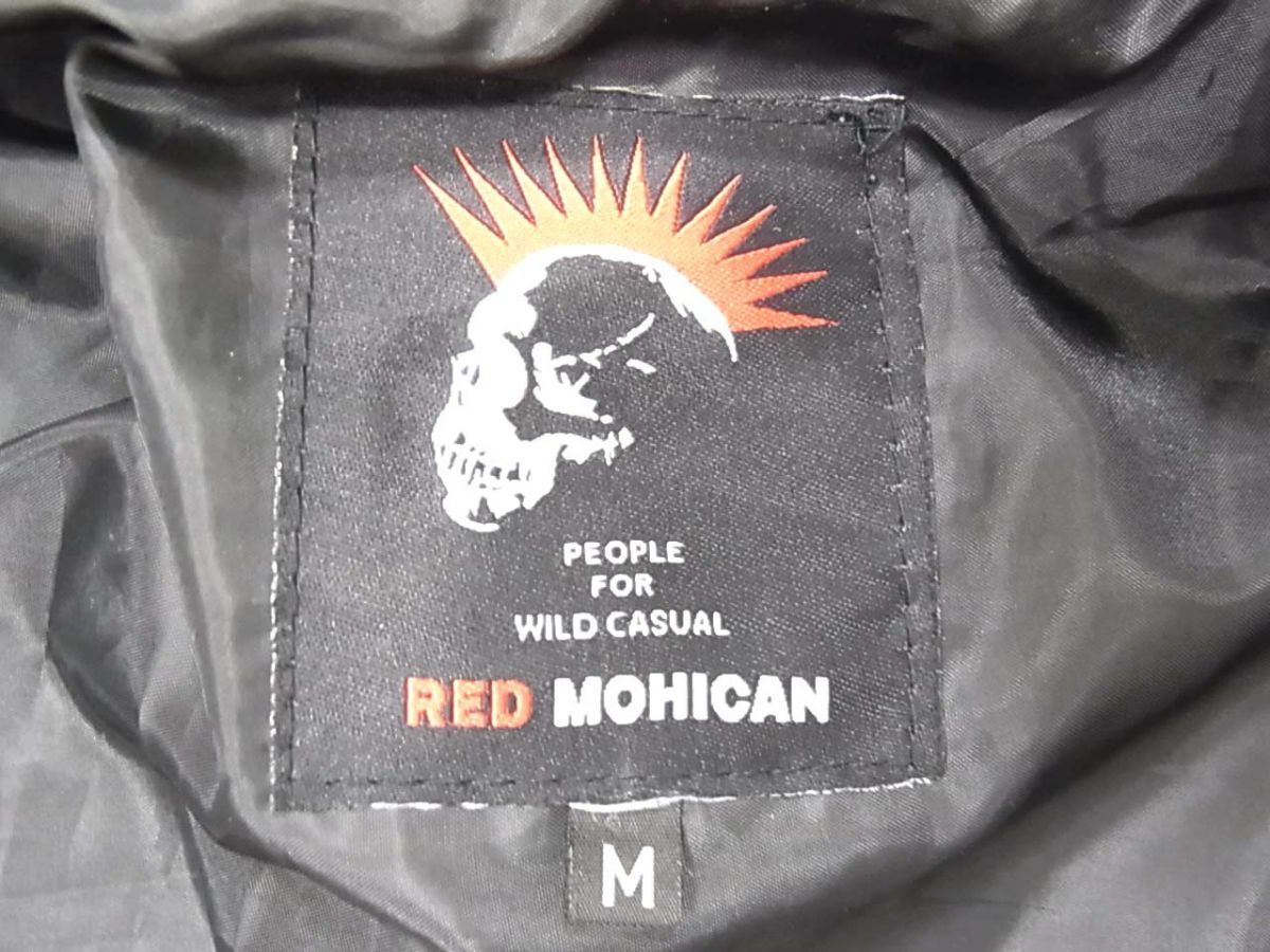 ☆RED-MOHICAN レッドモヒカン レザーライダースジャケット ダブルライダースジャケット ブラック メンズ シワ加工_画像4