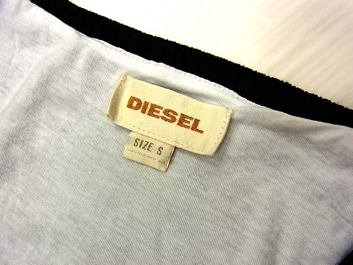 美品◆DIESEL ディーゼル レイヤードデザイン ニット セーター メンズ_画像7