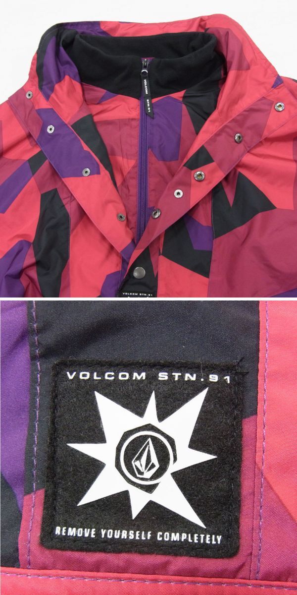 新品 定価1万7600円●VOLCOM ボルコム アノラック パーカー ジャケット ウインドブレーカー スキー ボード スノー ウェア メンズ 未使用_画像8