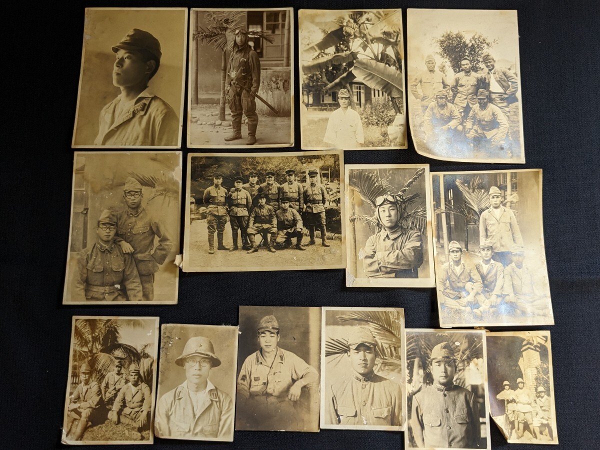 戦前 古写真 14枚 旧日本軍 兵隊 台湾 台中女学校 熊本 三六部隊 などの画像1