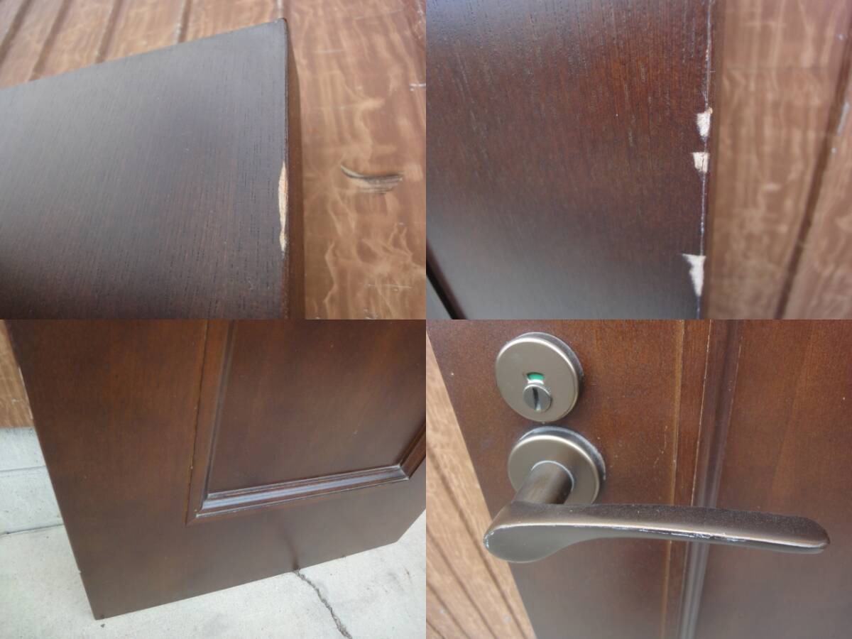 T-497  室内 ドア トイレドア 表示錠付き 約 W566ｘH1937ｘ33ｍｍ DIY リフォーム 修理 修繕 補修の画像5