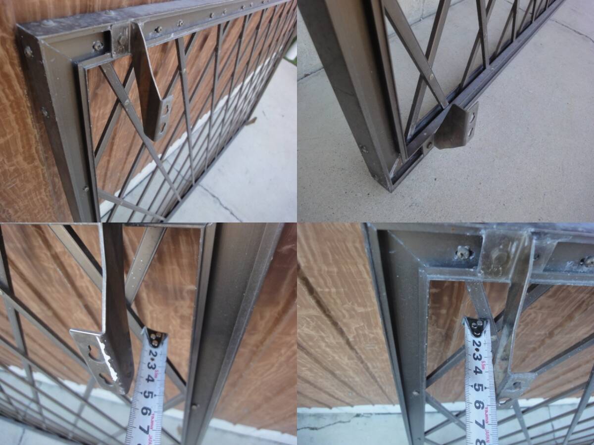 T-571 window grate installation metal fittings attaching aluminium W1303xH866xD28mm DIY reform repair repair 