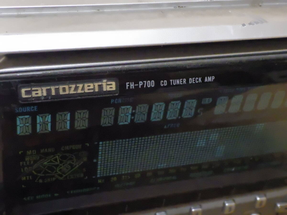 残念ジャンク パイオニア carrozzeria FH-P700 CD／カセット／AM・FMチューナー DSP の画像5