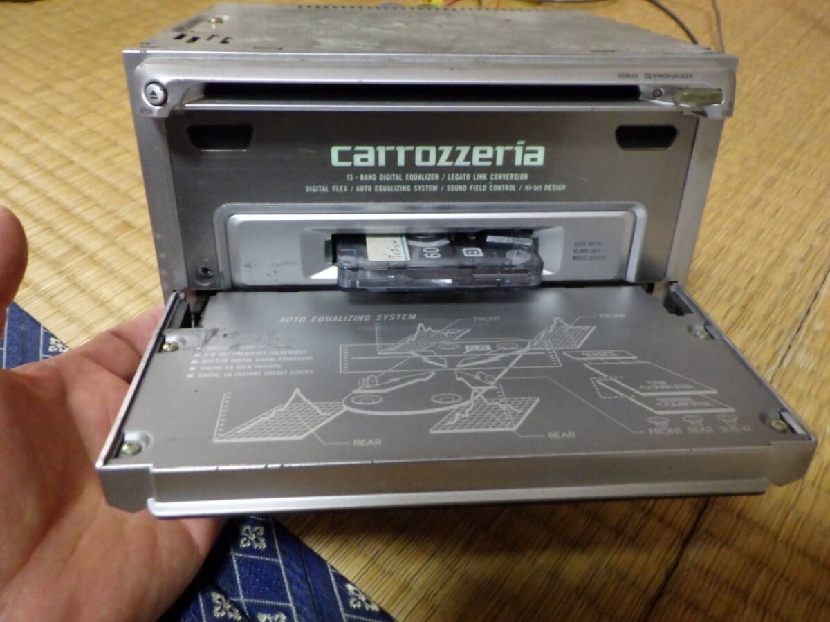 残念ジャンク パイオニア carrozzeria FH-P700 CD／カセット／AM・FMチューナー DSP の画像2